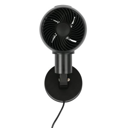 Lucci Air 21612649 - Sieninis ventiliatorius JET 32W/230V juoda + nuotolinio valdymo pultas
