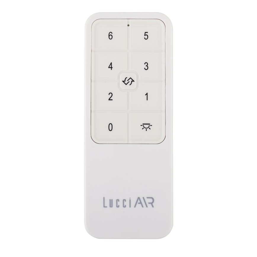 Lucci air 21616149 - Lubinis ventiliatorius MONZA IP55 juodas + nuotolinio valdymo pultas