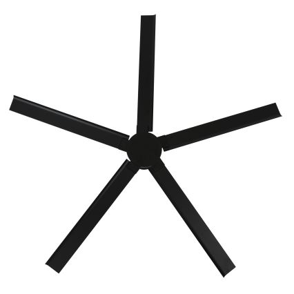 Lucci air 21616149 - Lubų ventiliatorius MONZA IP55 juodas + nuotolinio valdymo pultas