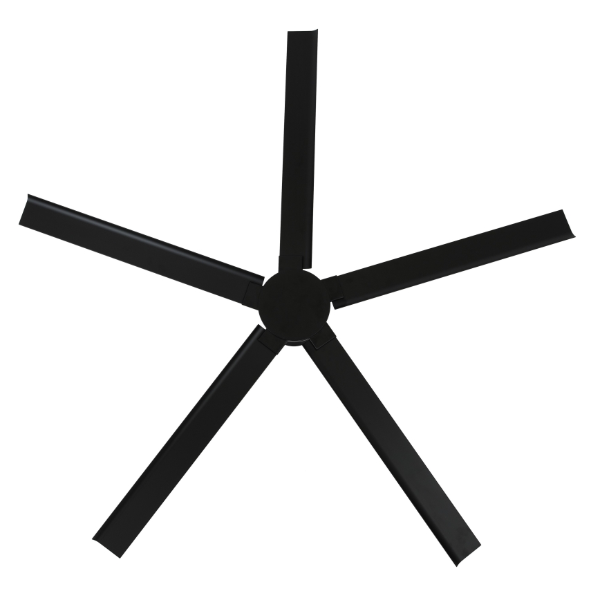 Lucci air 21616149 - Lubų ventiliatorius MONZA IP55 juodas + nuotolinio valdymo pultas