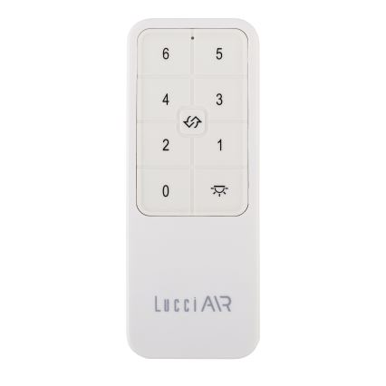 Lucci air 21616249 - Lubinis ventiliatorius POLIS IP55 baltas + nuotolinio valdymo pultas