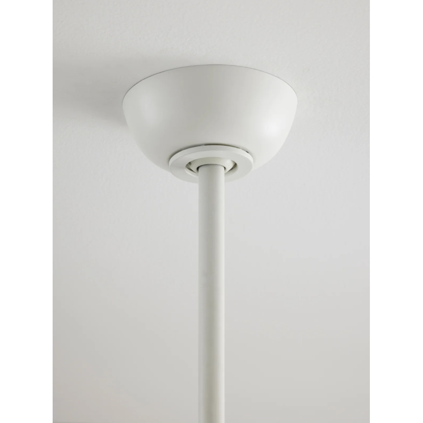 Lucci Air 21617049 - LED lubinis ventiliatorius OSPREY su reguliuojamu ryškumu 1xGX53/12W/230V skersmuo 132 cm baltas + su nuotoliniu pultu