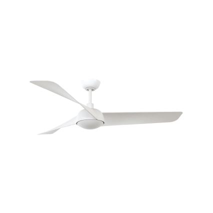 Lucci Air 21617049 - LED lubinis ventiliatorius OSPREY su reguliuojamu ryškumu 1xGX53/12W/230V skersmuo 132 cm baltas + su nuotoliniu pultu