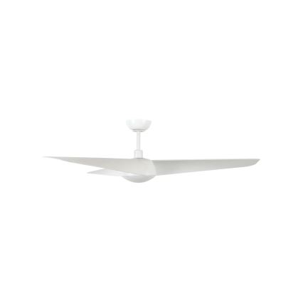 Lucci Air 21617049 - LED lubinis ventiliatorius OSPREY su reguliuojamu ryškumu 1xGX53/12W/230V skersmuo 132 cm baltas + su nuotoliniu pultu