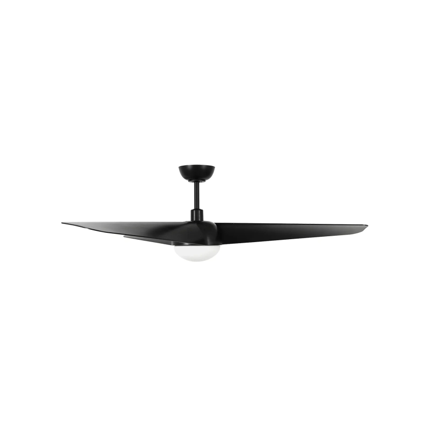 Lucci Air 21617149 - Reguliuojamas LED lubinis ventiliatorius OSPREY 1xGX53/12W/230V, skersmuo 132 cm, juodas + nuotolinis valdymas