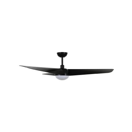 Lucci Air 21617149 - Reguliuojamas LED lubinis ventiliatorius OSPREY 1xGX53/12W/230V, skersmuo 132 cm, juodas + nuotolinis valdymas