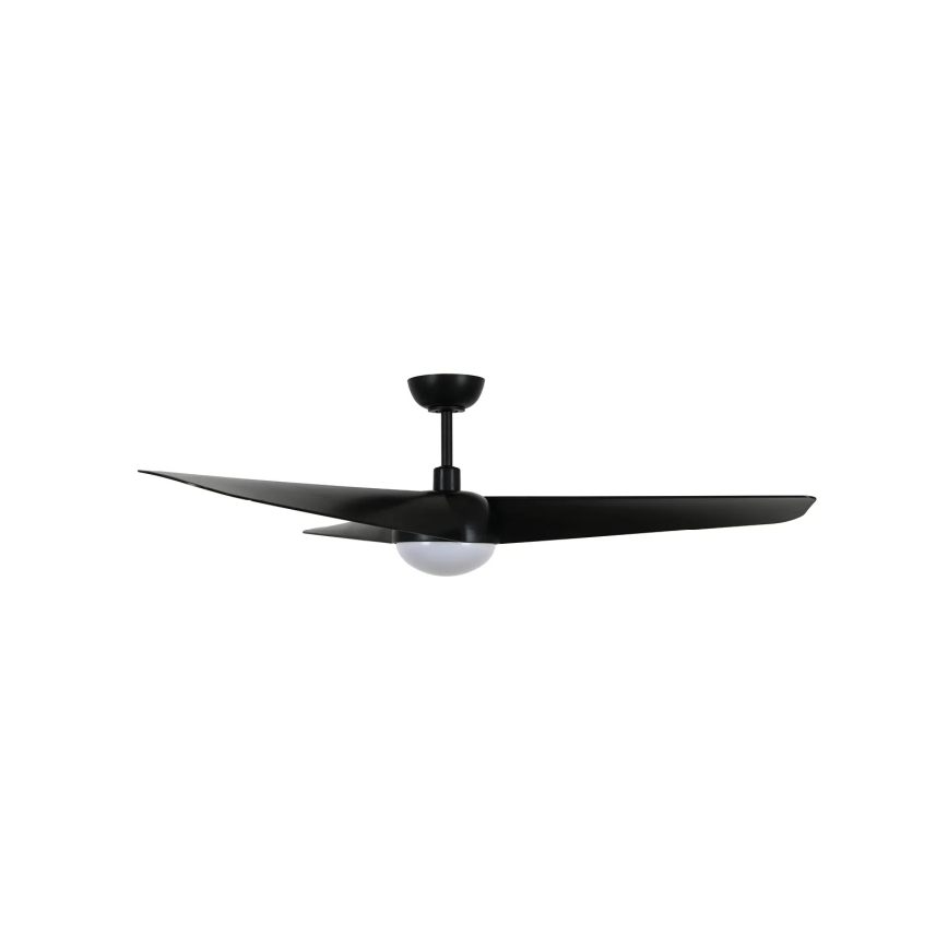 Lucci Air 21617149 - Reguliuojamas LED lubinis ventiliatorius OSPREY 1xGX53/12W/230V, skersmuo 132 cm, juodas + nuotolinis valdymas
