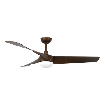 Lucci Air 21617249 - Dimeriuojamas LED lubų ventiliatorius OSPREY 1xGX53/12W/230V, skersmuo 132 cm, bronzinis + nuotolinis valdymas