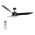 Lucci air 512910 - LED lubinis ventiliatorius AIRFUSION NORDIC LED/20W/230V juoda + nuotolinio valdymo pultas