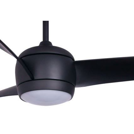 Lucci air 512910 - LED lubinis ventiliatorius AIRFUSION NORDIC LED/20W/230V juoda + nuotolinio valdymo pultas