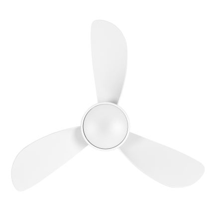 Lucci Air 51307149 - LED reguliuojamo šviesumo lubų ventiliatorius SYROS II LED/18W/230V 3000/4000/6000K, skersmuo 76 cm, baltas + nuotolinis valdymas
