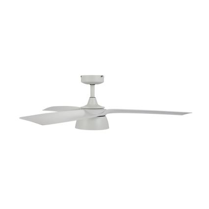Lucci Air 513073 - reguliuojamas LED lubinis ventiliatorius BRONX LED/18W/230V 3000/4000/6000K, skersmuo 132 cm, baltas + nuotolinis valdymas