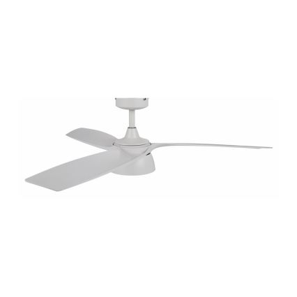 Lucci Air 513073 - reguliuojamas LED lubinis ventiliatorius BRONX LED/18W/230V 3000/4000/6000K, skersmuo 132 cm, baltas + nuotolinis valdymas
