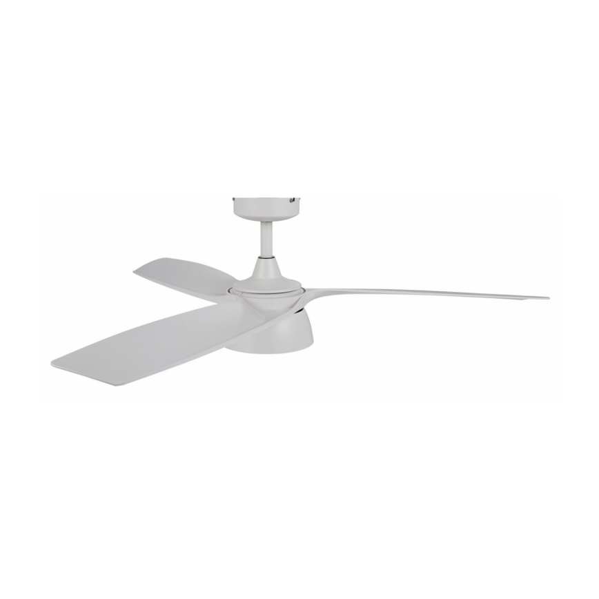 Lucci Air 513073 - reguliuojamas LED lubinis ventiliatorius BRONX LED/18W/230V 3000/4000/6000K, skersmuo 132 cm, baltas + nuotolinis valdymas