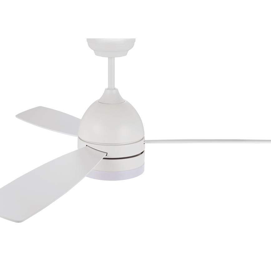 Lucci air 513075 - LED lubinis ventiliatorius VECTOR LED/25W/230V 3000/4200/6500K baltas + nuotolinio valdymo pultas