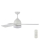 Lucci air 513075 - LED lubinis ventiliatorius VECTOR LED/25W/230V 3000/4200/6500K balta + nuotolinio valdymo pultas