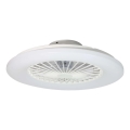 Lucci Air 513200 - LED Pritemdomas lubinis šviestuvas su ventiliatoriumi OSLO LED/20W/230V 3000/4500/6500K balta + nuotolinio valdymo pultas