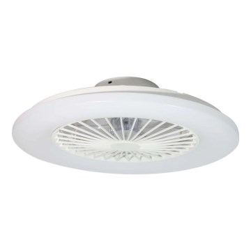Lucci Air 513200 - LED Pritemdomas lubinis šviestuvas su ventiliatoriumi OSLO LED/20W/230V 3000/4500/6500K balta + nuotolinio valdymo pultas