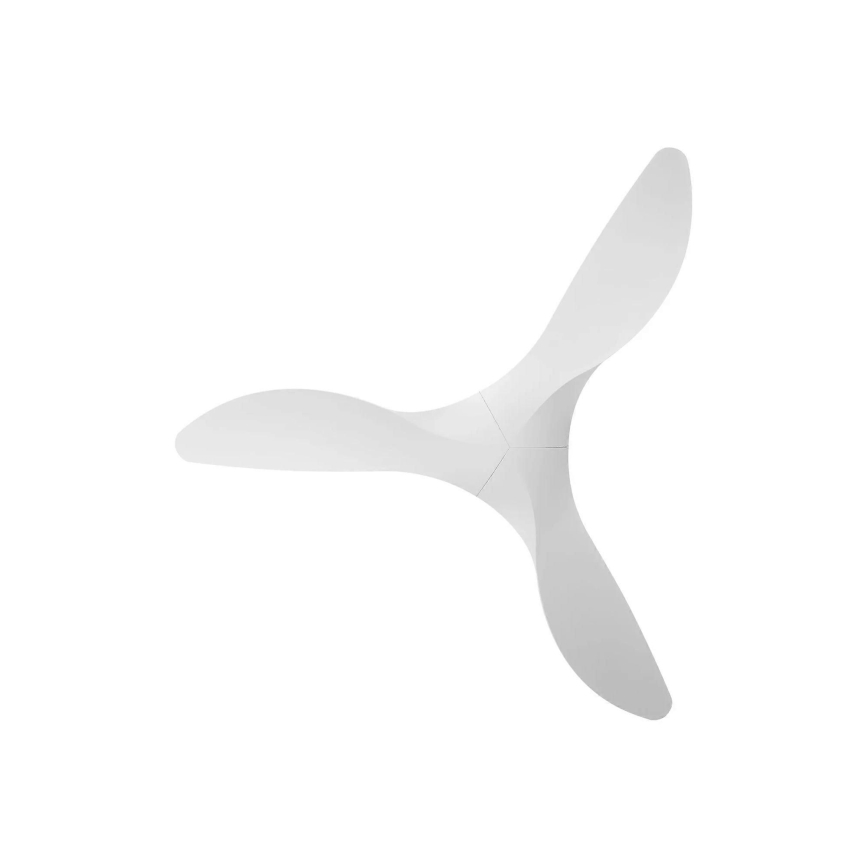 Lucci Air 514030 - Lubų ventiliatorius KOTARA, skersmuo 137 cm, baltas, su nuotoliniu pultu