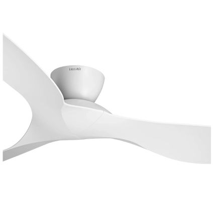 Lucci Air 514030 - Lubų ventiliatorius KOTARA, skersmuo 137 cm, baltas, su nuotoliniu pultu