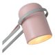 Lucide 05535/01/66 - Vaikiška stalinė lempa su segtuku BASTIN 1xE14/25W/230V rožinis