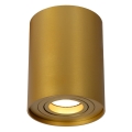 Lucide 22952/01/02 - Akcentinis šviestuvas TUBE 1xGU10/50W/230V aukso spalvos