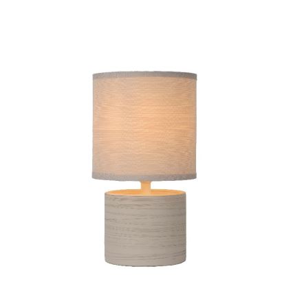 Lucide 47502/81/38 - Stalo lempa GREASBY 1xE14/40W/230V kreminė