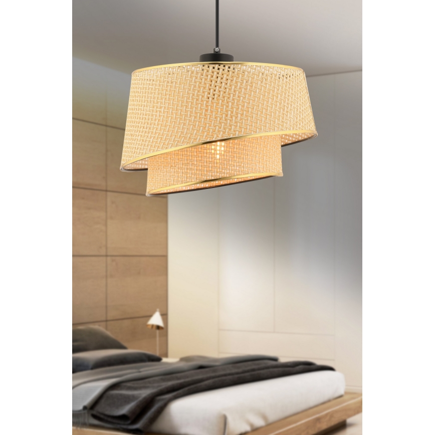 Lustra BARETTE 1xE27/60W/230V ruda/zlotá