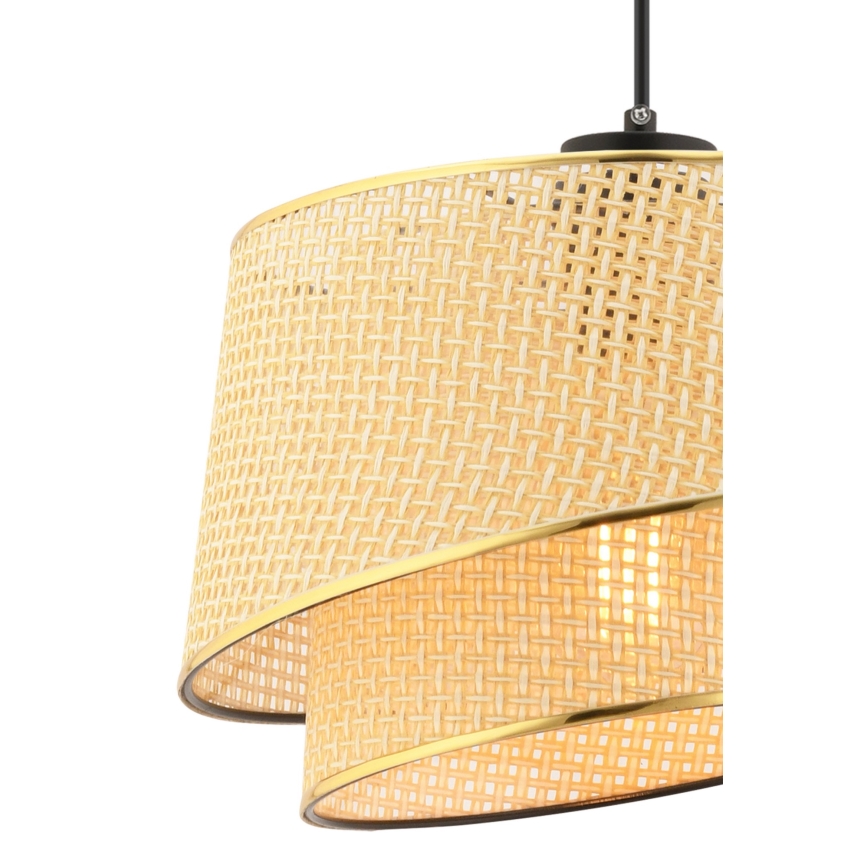 Lustra BARETTE 1xE27/60W/230V ruda/zlotá