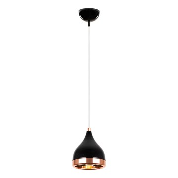 Lustre de suspendare YILDO 1xE27/40W/230V negru/cupru