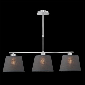 LUXERA 18067 - Sietynas COMBO 3xE27/60W pilka