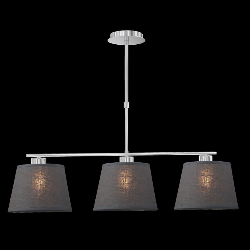 LUXERA 18067 - Sietynas COMBO 3xE27/60W pilka
