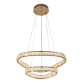 LUXERA 46152 - LED liustra ant laido MIST LED/65W/230V 4000K auksinė