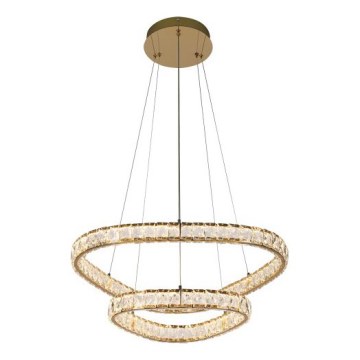 LUXERA 46152 - LED liustra ant laido MIST LED/65W/230V 4000K auksinė