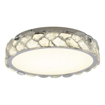 LUXERA 46153 - LED lubinis šviestuvas LARUNA, 32 W / 230 V, 4000 K, skersmuo 40 cm, matinis chromas