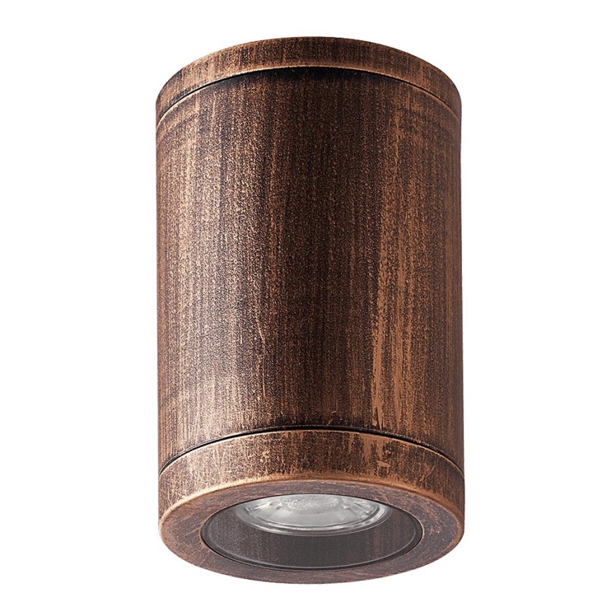 Luxera 48326 - Lauko lubinis šviestuvas MOPTI 1xGU10/7W/230V IP54 bronza