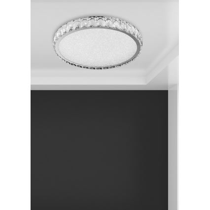 Luxera 62406 - LED křišťálové stropní Tvirtinamas šviestuvas GIRO LED/20W/230V