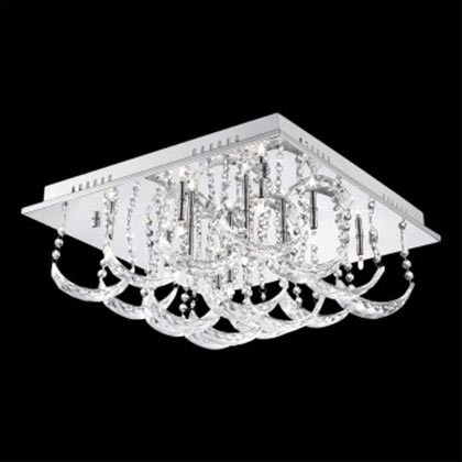 Luxera 64314 - Lubinis šviestuvas BACARAT 12xG4/20W/230V
