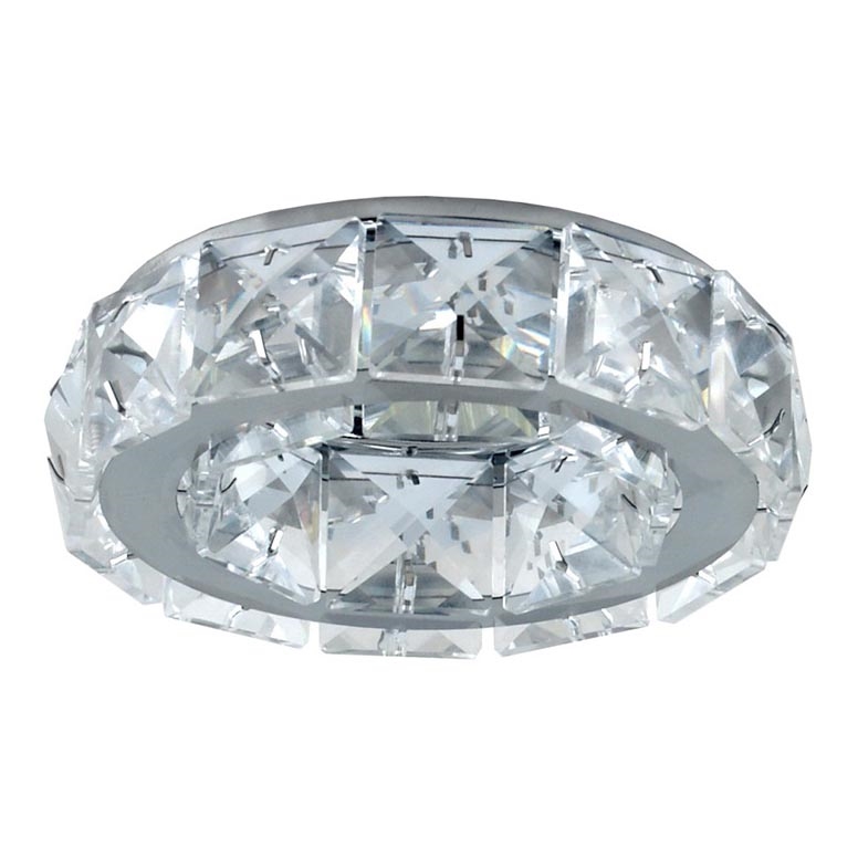 LUXERA 71055 - Įleidžiamas šviestuvas CRYSTALS 1xGU10/50W/230V