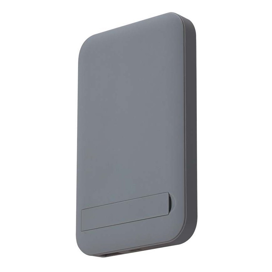 Magnetinis maitinimo bankas su belaidžiu įkrovimu Power Delivery 10 000mAh/20W/3,7V pilka