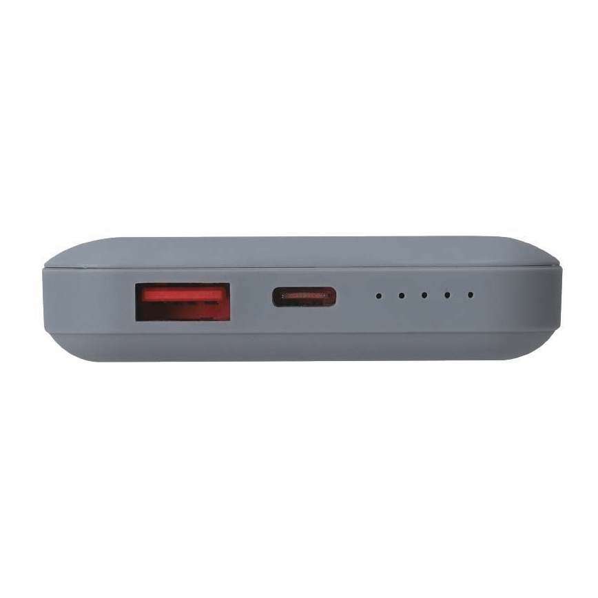 Magnetinis maitinimo bankas su belaidžiu įkrovimu Power Delivery 10 000mAh/20W/3,7V pilka