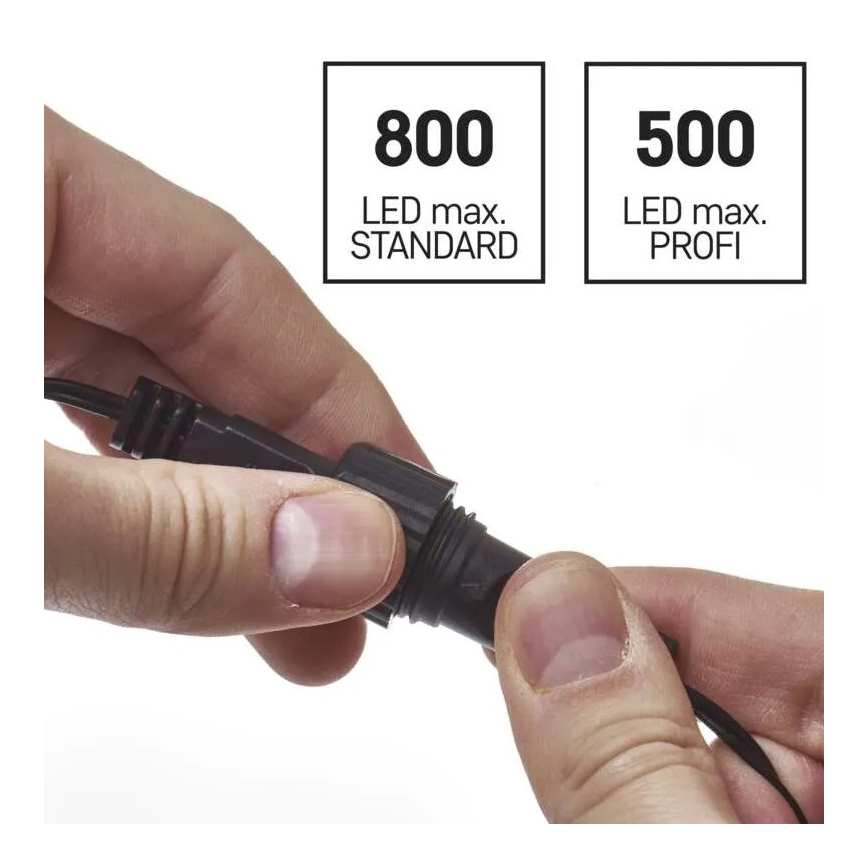 Maitinimas kalėdinėms pajungimo lemputėms 230V IP44