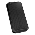 Maitinimo bankas su LED lempute, belaidžiu įkrovimu ir saulės baterija Power Delivery 15W/10000 mAh juoda
