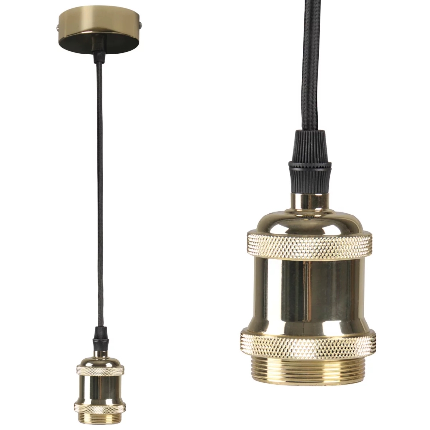 Maitinimo laidas 1xE27/20W/230V auksinis