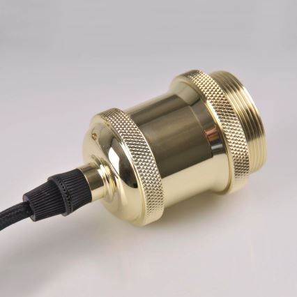 Maitinimo laidas 1xE27/20W/230V auksinis
