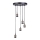 Maitinimo laidas 5xE27/60W/230V bronza