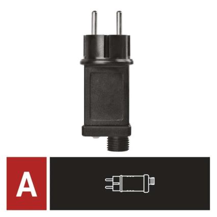 Maitinimo šaltinis kalėdinėms jungiamoms girliandoms, 230 V, IP44