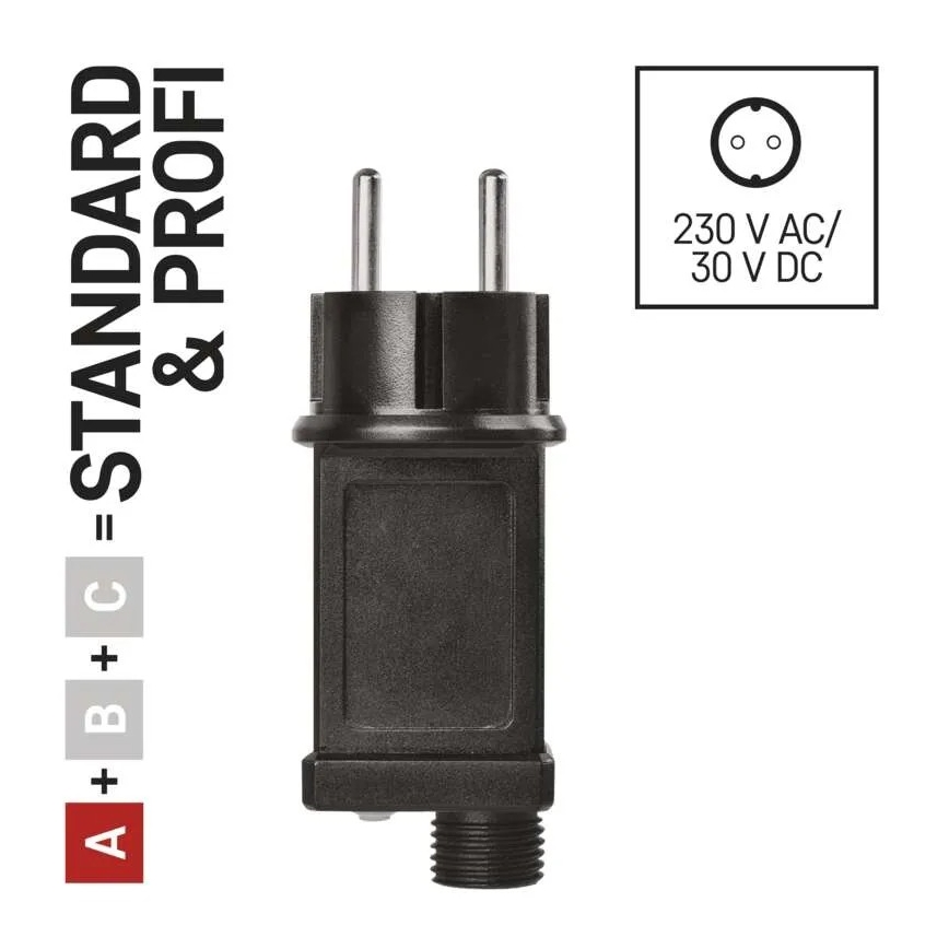 Maitinimo šaltinis kalėdiniam sujungiamam apšvietimui 12W/230V IP44