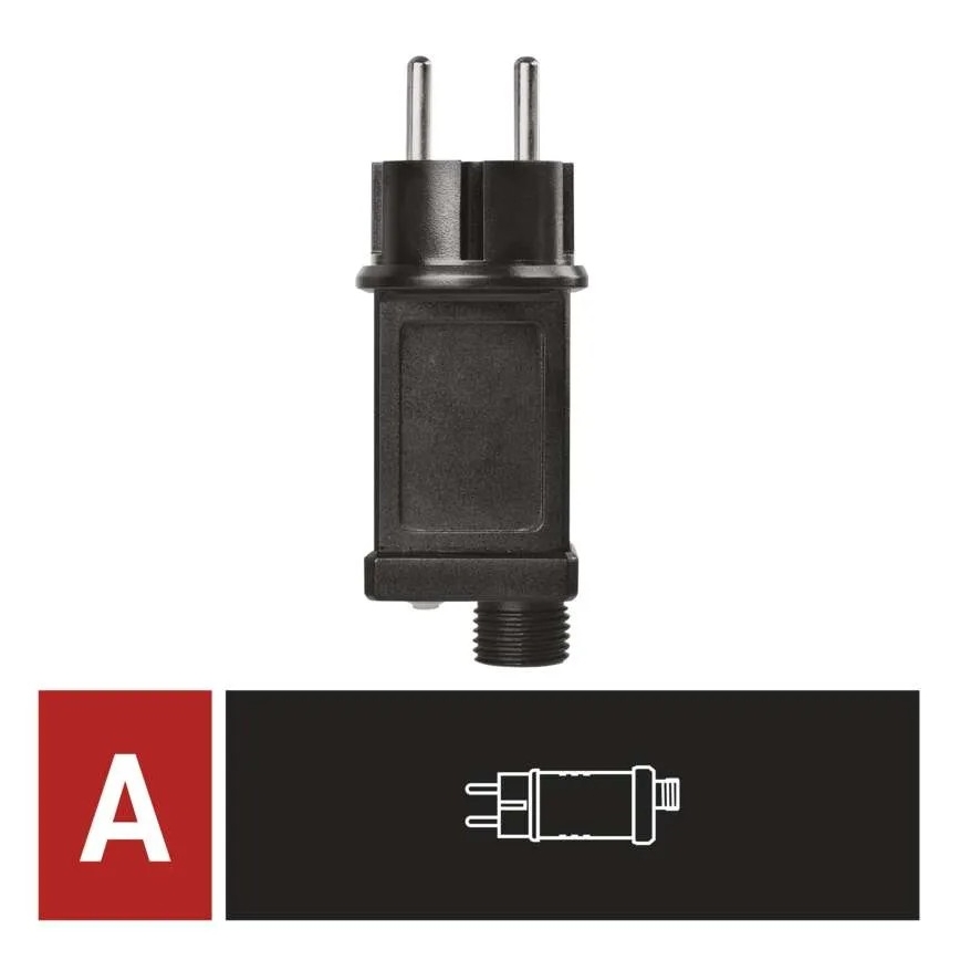 Maitinimo šaltinis kalėdiniam sujungiamam apšvietimui 12W/230V IP44