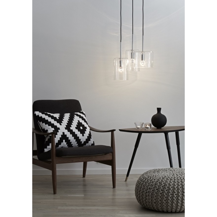 Markslöjd 105099 - Sietynas, kabinamas ant virvės ROCKFORD 3xE14/40W/230V